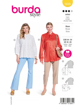 Blouse n°5839 Printemps/Été 2024 | Patron Pochette