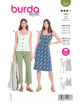 Robe & top n°5922 Printemps/Été 2023 | Patron Pochette