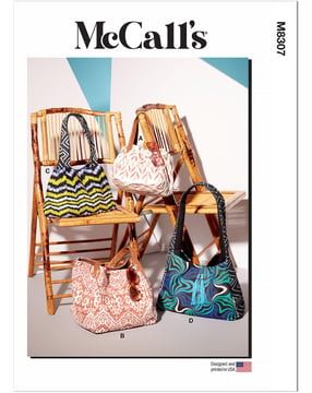 Patrons de couture McCall's Sacs et Cabas #M8307OS