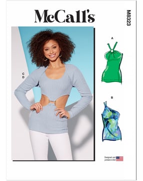 Patrons McCalls Chemises pour femmes M8323A5 Taille 32-40