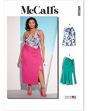 Patrones de costura McCalls para faldas de mujer #M8328W3 Tallas 56-64