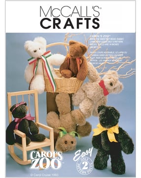 Patrón de McCalls 6188 - Peluche
