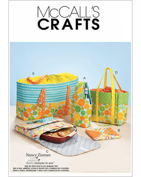 Patrón de McCalls 6338 - Bolsa decorativa