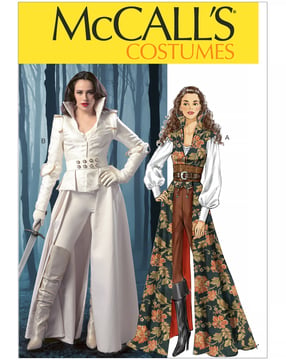 Patrons de couture McCalls Costume femme M6819A5 Taille 32-40