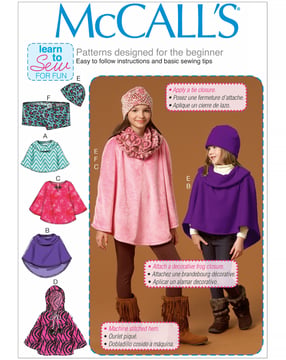 Patrones de costura McCall para niñas #M7012CX