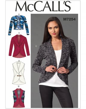 McCall's 7254 - Veste Gilet - Femme