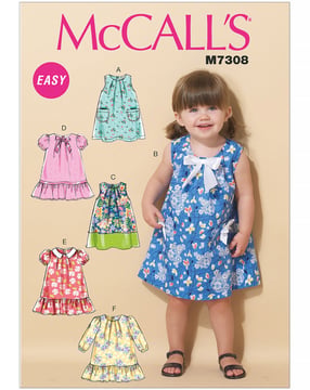 Patrons de couture McCall pour filles M7308CCB