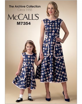 Patrons de couture McCall pour vêtements enfants M7354KID
