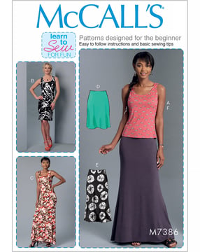 McCall's 7386 - Jupe en dentelle - Femme