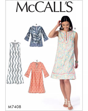 Patrons de couture McCall's 7408 - Tunique - Femme