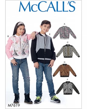 Patrón de McCalls 7619 - Chaqueta - Niña Niño