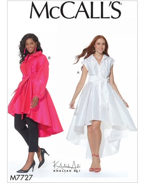 McCall's 7727 - Robe tunique - Femme - Modèle : Khaliah Ali
