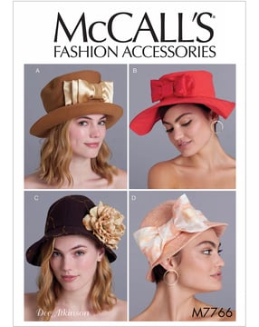 Patrons McCalls 7766 - Femme - Bonnet - Design : Dee Atkinson
