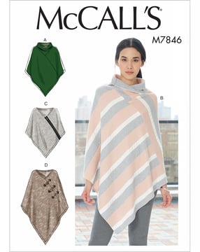 Patrón de McCalls para mujer 7846 - Suéter Tallas 32-40