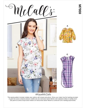 McCall's 7959 - Top vestido túnica suéter - Mujer