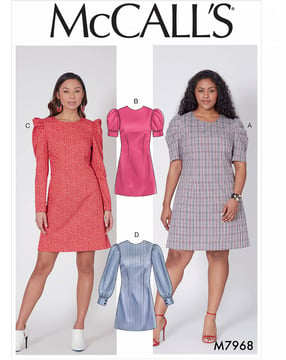 McCall's 7968 – Vestido – Mujer (Tallas 44–50)
