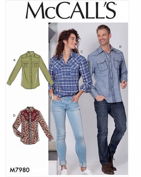 McCall's 7980 - Camisa - Mujer Hombre