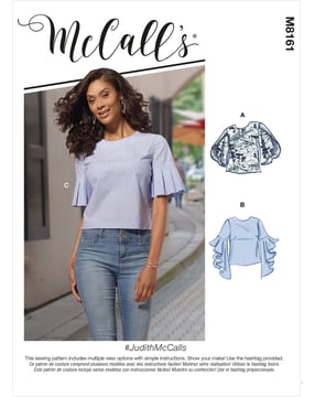 Patrón de costura McCalls para mujer 8161 - Camiseta Talla 32-40
