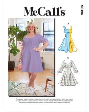 Robe d'été décontractée McCall's M8196B5 Tailles 34-42