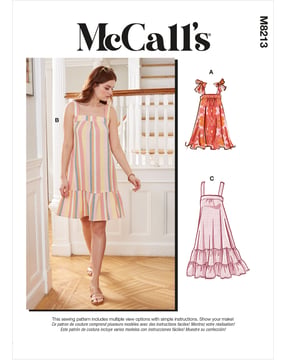 Patrons McCalls Femme 8213 - Robe Taille 32-40