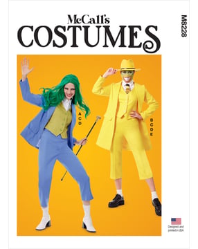 Patrons McCalls Femme 8228 - Costume - Carnaval Taille 32-40
