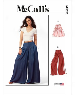 Patrón de costura combinado de McCalls #M8292A5
