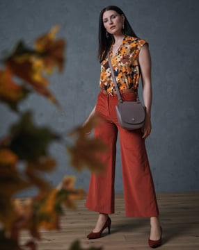 Pantalon en Velours n°106 A | Burda Style 10/21 | Patron de couture PDF