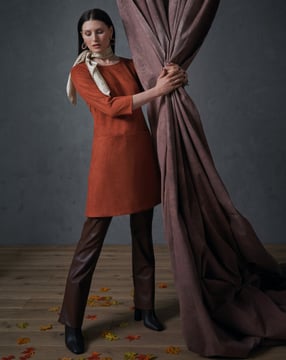 Robe en Simili-cuir n°115 | Burda Style 10/21 | Patron de couture PDF