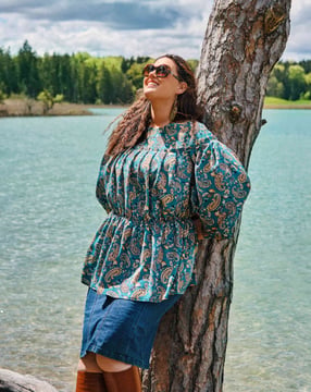 Crepe Tunic Top 127|Burda Style 10/21 | PDF Sewing Pattern