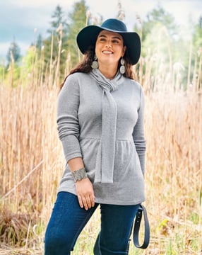 Pull-over en Maille n°129 | Burda Style 10/21 | Patron de couture PDF