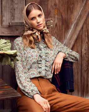 Viscose , Rayon Blouse 118|Burda Style 09/21 | PDF Sewing Pattern
