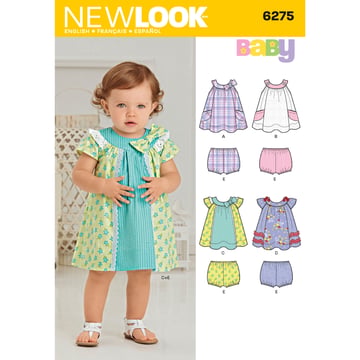 Patrón New Look para bebés Conjunto para bebé N6275