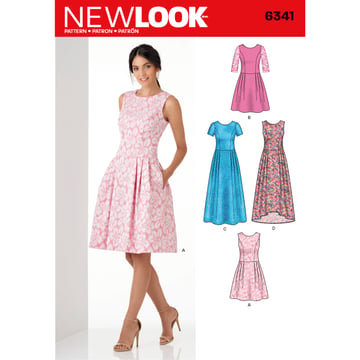 Vestido de señora en tres longitudes  #N6341