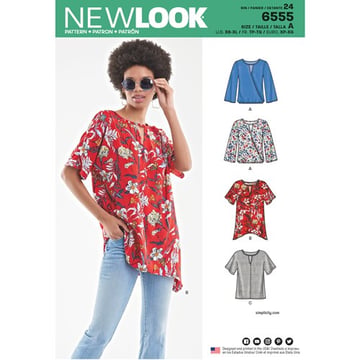 New Look Patrón para prendas superiores ligeras #N6555