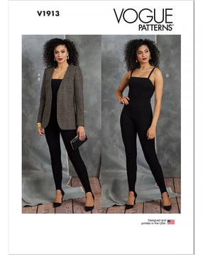Patron Vogue Combinaison et Blazer Femme #V1913 Taille 34-42