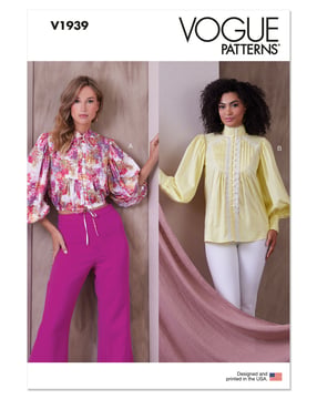 Patrons Vogue Chemisiers Femme #V1939 Taille 44-52