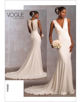 Patron Vogue Robe de mariée femme #V1032 Taille 32-36