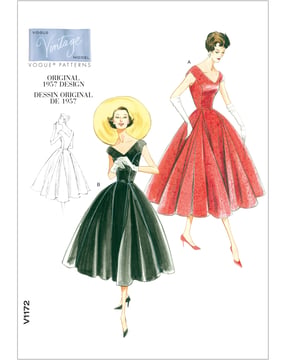 Patron Vogue Femme Vintage #V1172 Taille 40-46