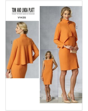 Patron Vogue Veste Femme Design : Tom et Linda #V1435 Taille 32-40