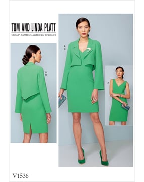 Patron Vogue Veste Femme Design : Tom et Linda Platt #V1536 Taille 40-48