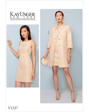 Patron Vogue Vestes pour femmes  Design : Kay Unger  #V1537 Taille 32-40