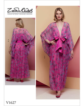 Patron Vogue robe pour femme pull #V1627 tailles 32-40