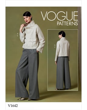 Patrons Vogue pour femme Top Pantalon #V1642 Taille 42-48