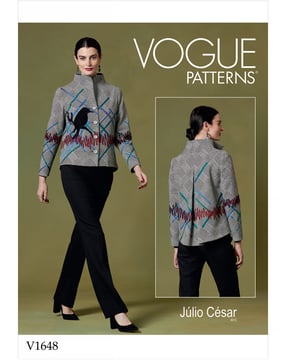 Patron Vogue Veste Femme #V1648 Taille 32-40