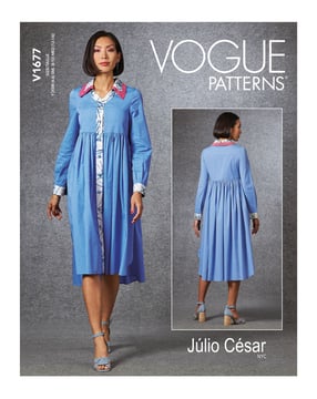 Patrons Vogue Robes Femme #V1677 Taille 42-50