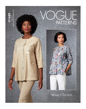 Patrons Vogue Vestes Femme #V1689 Taille 42-50