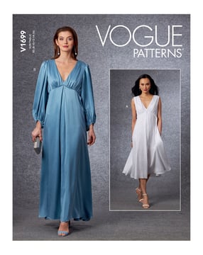 Patron Vogue Robe de soirée femme #V1699 Taille 34-42