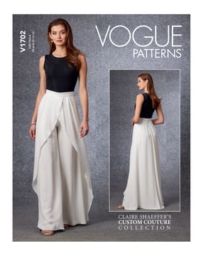 Patron Vogue Pantalons Femme #V1702 Taille 40-48