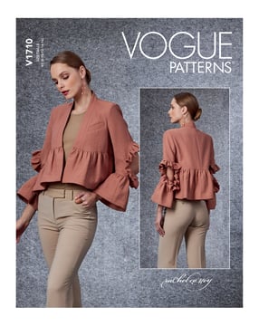 Patron Vogue Veste Femme #V1710 Taille 34-42