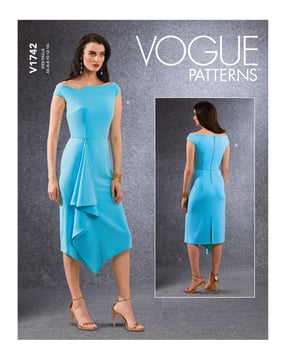 Patron Vogue Robe cintrée femme #V1742 Taille 40-48